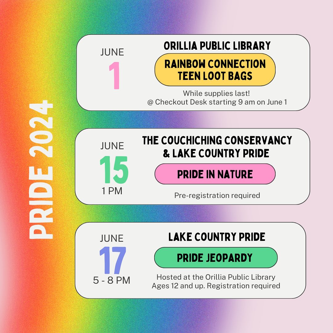 Lake Country Pride Schedule