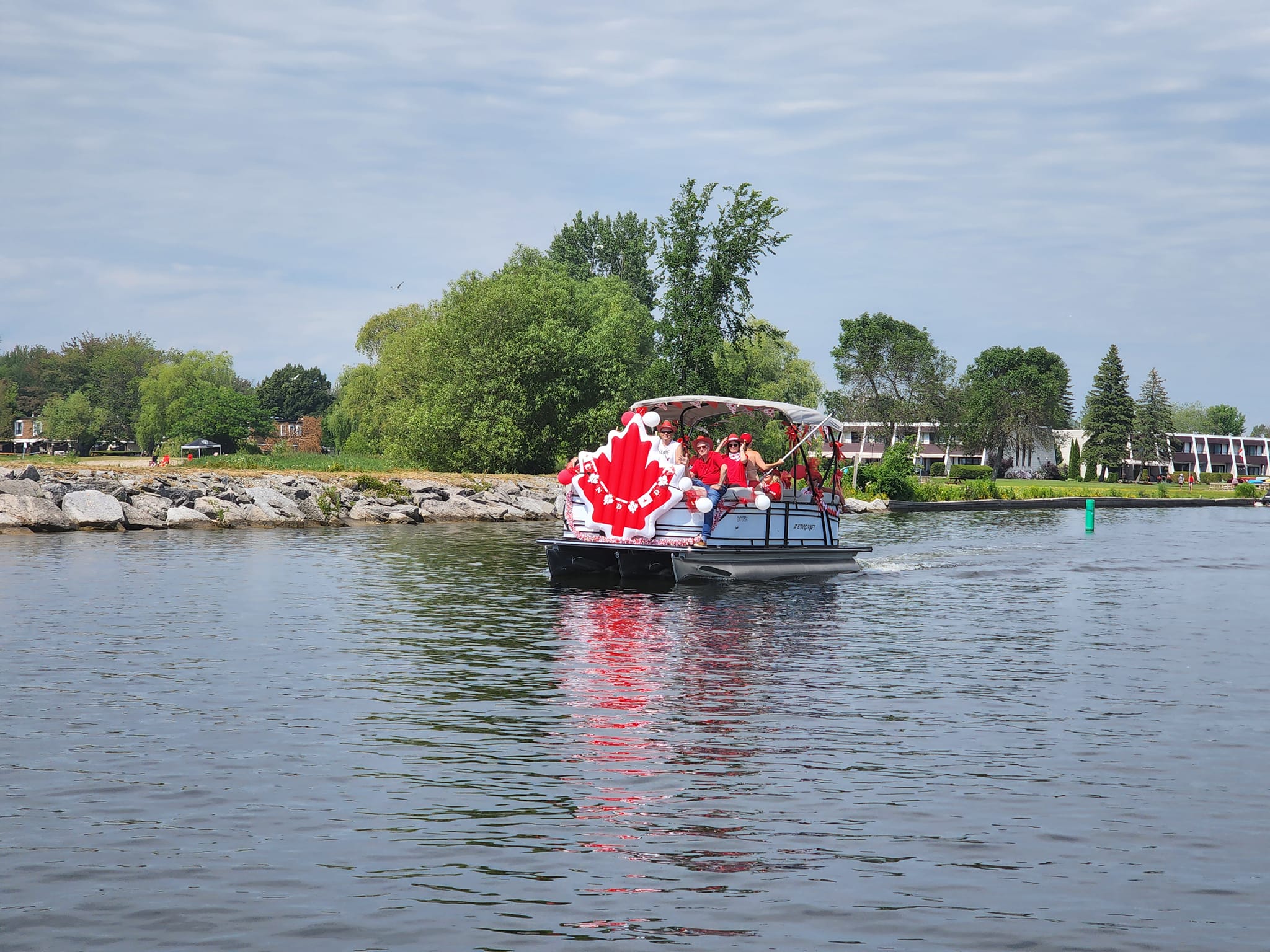 Lagoon City Canada Day boat